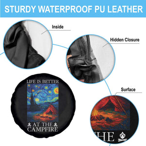 Funny Camping Spare Tire Cover Life Is Better At The Campfire TS14 Print Your Wear