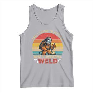 Funny Welding Bigfoot Tank Top And I Think To Myself What A Wonderful Weld TS14 Athletic Heather Print Your Wear