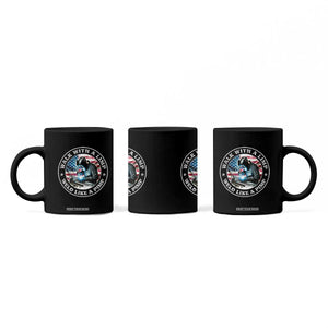 Walk With A Limp Weld Like A Pimp Coffee Mug Funny Welding Welder Patriotic American Flag TS14 Print Your Wear