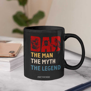 Dad The Man The Myth The Legend Coffee Mug Funny Welder Welding TS14 Print Your Wear