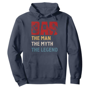 Dad The Man The Myth The Legend Hoodie Funny Welder Welding TS14 Navy Print Your Wear