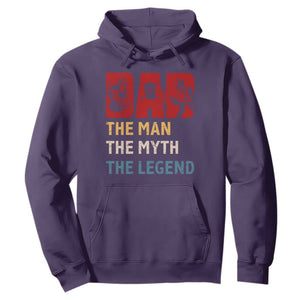 Dad The Man The Myth The Legend Hoodie Funny Welder Welding TS14 Purple Print Your Wear