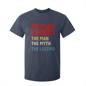 Dad The Man The Myth The Legend T Shirt For Kid Funny Welder Welding TS14 Navy Print Your Wear