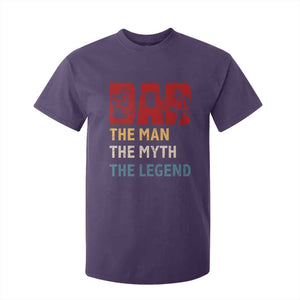 Dad The Man The Myth The Legend T Shirt For Kid Funny Welder Welding TS14 Purple Print Your Wear