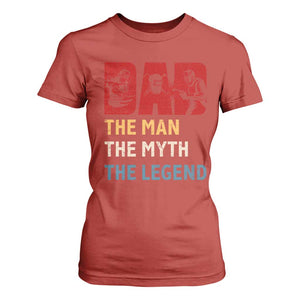 Dad The Man The Myth The Legend T Shirt For Women Funny Welder Welding TS14 Red Print Your Wear