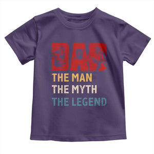 Dad The Man The Myth The Legend Toddler T Shirt Funny Welder Welding TS14 Purple Print Your Wear