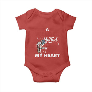 Funny Welding Welder Wife Girlfriend Baby Onesie TS14 Red Print Your Wear