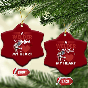 Funny Welding Welder Wife Girlfriend Ceramic Ornament TS14 Print Your Wear