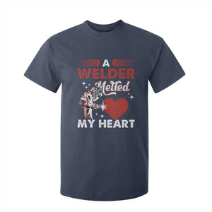 Funny Welding Welder Wife Girlfriend T Shirt For Kid TS14 Navy Print Your Wear