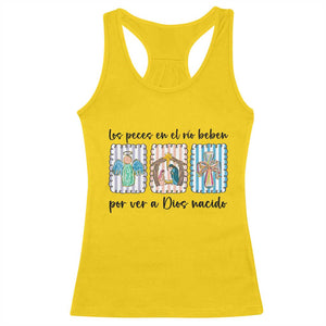 Nativity Scene Christian Christmas Racerback Tank Top Feliz Navidad TS14 Daisy Print Your Wear