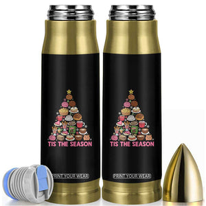 Tis The Season Mexican Christmas Bullet Tumbler TS14 Black Print Your Wear