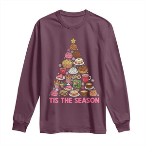Tis The Season Mexican Christmas Long Sleeve Shirt TS14 Maroon Print Your Wear
