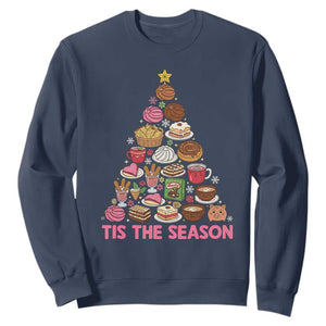 Tis The Season Mexican Christmas Sweatshirt TS14 Navy Print Your Wear