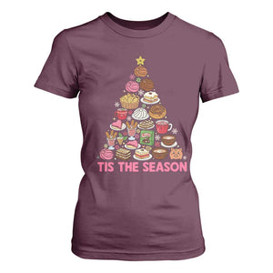 Tis The Season Mexican Christmas T Shirt For Women TS14 Maroon Print Your Wear