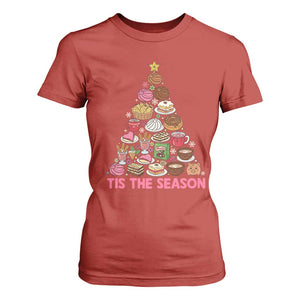 Tis The Season Mexican Christmas T Shirt For Women TS14 Red Print Your Wear