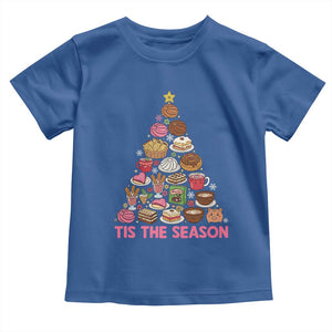 Tis The Season Mexican Christmas Toddler T Shirt TS14 Royal Blue Print Your Wear