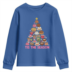 Tis The Season Mexican Christmas Youth Sweatshirt TS14 Royal Blue Print Your Wear