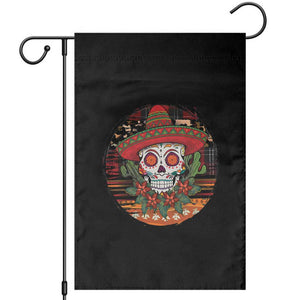 Sugar Skull Mexican Christmas Garden Flag TS14 Black Print Your Wear