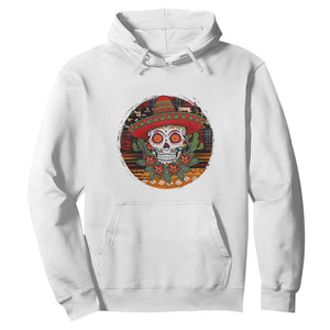Sugar Skull Mexican Christmas Hoodie TS14 White Print Your Wear