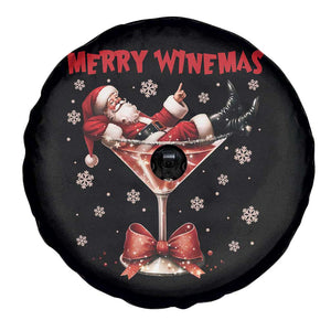 Funny Christmas Wine Spare Tire Cover Santa Feeling Xmas TS14 Print Your Wear