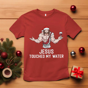 Funny Christmas Wine T Shirt Jesus Drank Wine TS14 Red Print Your Wear