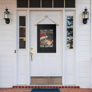 Funny Tech Support Cat Christmas Garden Flag TS14 Print Your Wear