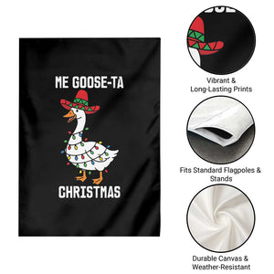 Me Goose Ta Garden Flag Funny Mexican Christmas TS14 Print Your Wear
