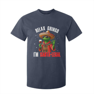 Funny Mexican Christmas T Shirt For Kid Relax Gringo I Am Legal TS14 Navy Print Your Wear