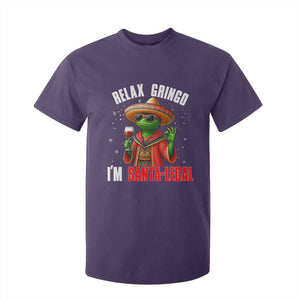 Funny Mexican Christmas T Shirt For Kid Relax Gringo I Am Legal TS14 Purple Print Your Wear