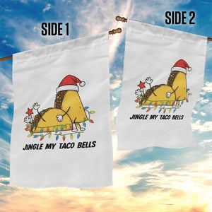 Funny Taco Christmas Garden Flag Jingle My Taco Bells TS14 Print Your Wear