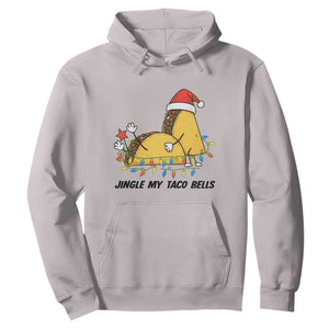 Funny Taco Christmas Hoodie Jingle My Taco Bells TS14 Ice Gray Print Your Wear