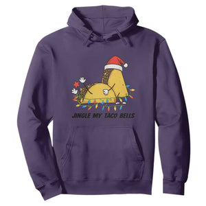 Funny Taco Christmas Hoodie Jingle My Taco Bells TS14 Purple Print Your Wear