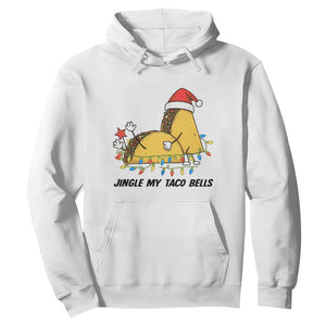 Funny Taco Christmas Hoodie Jingle My Taco Bells TS14 White Print Your Wear