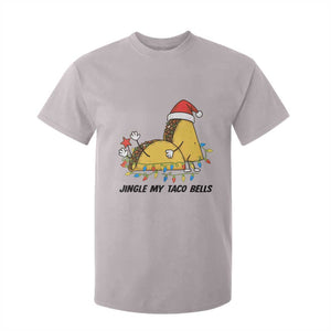 Funny Taco Christmas T Shirt For Kid Jingle My Taco Bells TS14 Ice Gray Print Your Wear