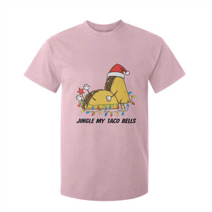 Funny Taco Christmas T Shirt For Kid Jingle My Taco Bells TS14 Light Pink Print Your Wear