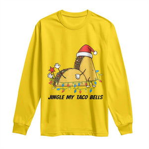 Funny Taco Christmas Long Sleeve Shirt Jingle My Taco Bells TS14 Daisy Print Your Wear