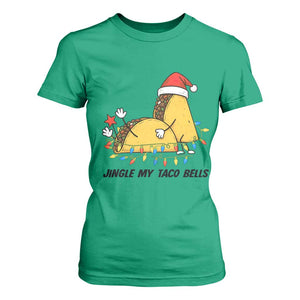Funny Taco Christmas T Shirt For Women Jingle My Taco Bells TS14 Irish Green Print Your Wear