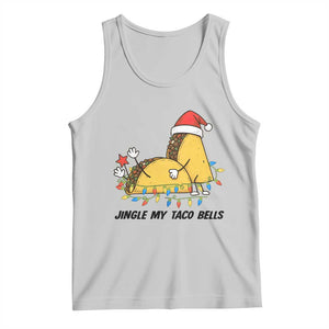 Funny Taco Christmas Tank Top Jingle My Taco Bells TS14 Ash Print Your Wear