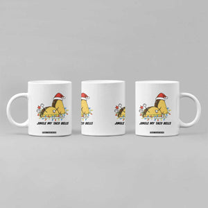 Funny Taco Christmas Coffee Mug Jingle My Taco Bells - Print Your Wear