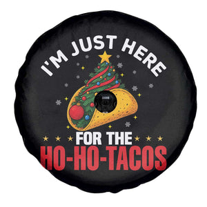 Funny Taco Christmas Spare Tire Cover I Am Just Here For The Ho Ho Tacos TS14 Print Your Wear