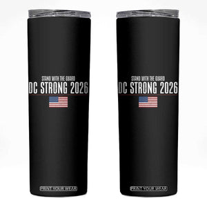 Stand With The Guard Skinny Tumbler DC Guardsmen 2026 TS14 Black Print Your Wear