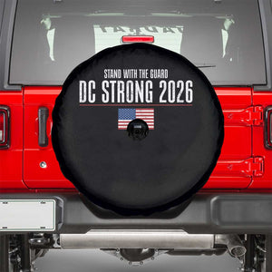 Stand With The Guard Spare Tire Cover DC Guardsmen 2026 TS14 Black Print Your Wear