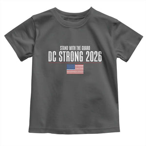 Stand With The Guard Toddler T Shirt DC Guardsmen 2026 TS14 Dark Heather Print Your Wear
