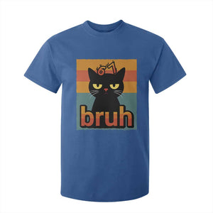 67 Six Seven Bruh Cat Meme T Shirt For Kid Cute Black Cat Funny Saying TS14 Royal Blue Print Your Wear