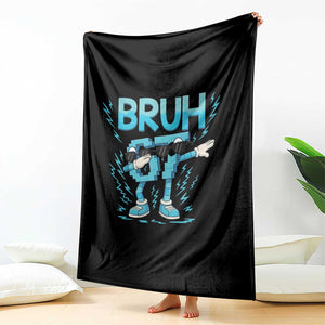 67 Bruh Meme Throw Blanket Funny Six Seven Italian Brainrot TS14 Print Your Wear