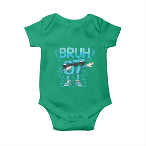 67 Bruh Meme Baby Onesie Funny Six Seven Italian Brainrot TS14 Irish Green Print Your Wear
