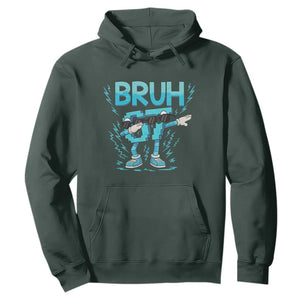 67 Bruh Meme Hoodie Funny Six Seven Italian Brainrot TS14 Dark Forest Green Print Your Wear