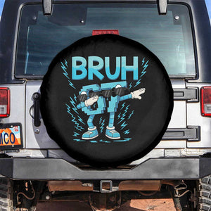 67 Bruh Meme Spare Tire Cover Funny Six Seven Italian Brainrot TS14 No hole Black Print Your Wear