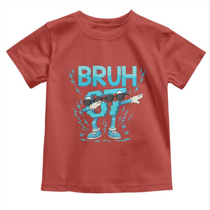67 Bruh Meme Toddler T Shirt Funny Six Seven Italian Brainrot TS14 Red Print Your Wear