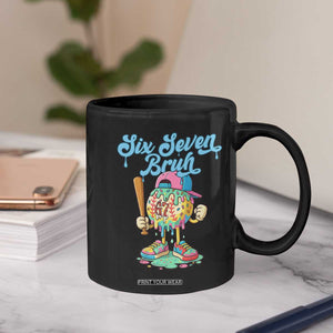 67 Bruh Meme Coffee Mug Ice Cream Drip Baseball Sport TS14 Print Your Wear
